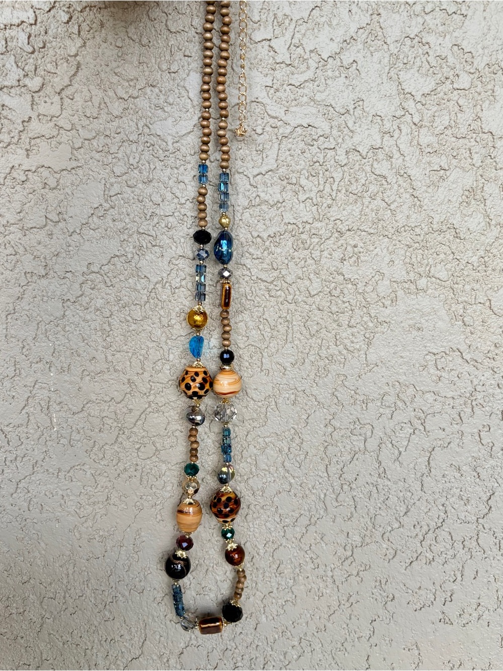 Premier Designs Multicolored Mixed Media Beaded Statement Necklace - Picture 8 of 9